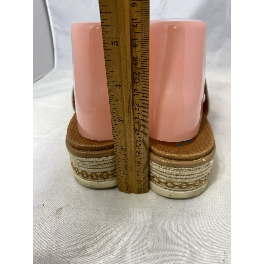 Baretraps Posture+ Bliss Wedge Slip-on Sandals White Women's 8.5M - Picture 4 of 8